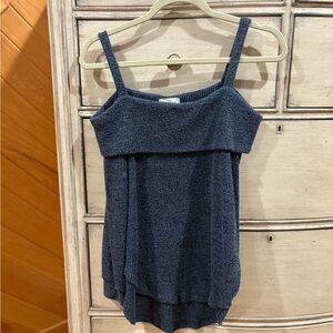 Hummingbird Dark Blue Knit Camisole